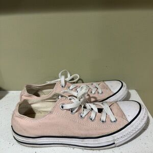 Converse Light Pink Canvas Sneakers